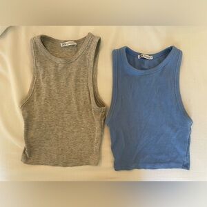 2 Zara Halter Tanks